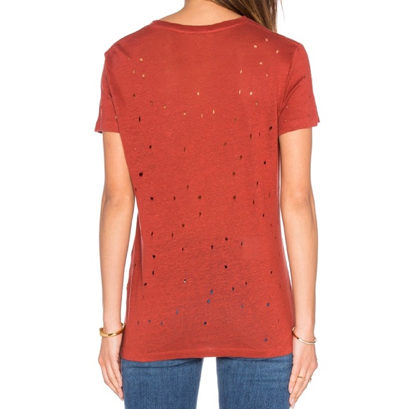 Iro Clay Shirt in Maroon Sz S - Picture 2 of 4